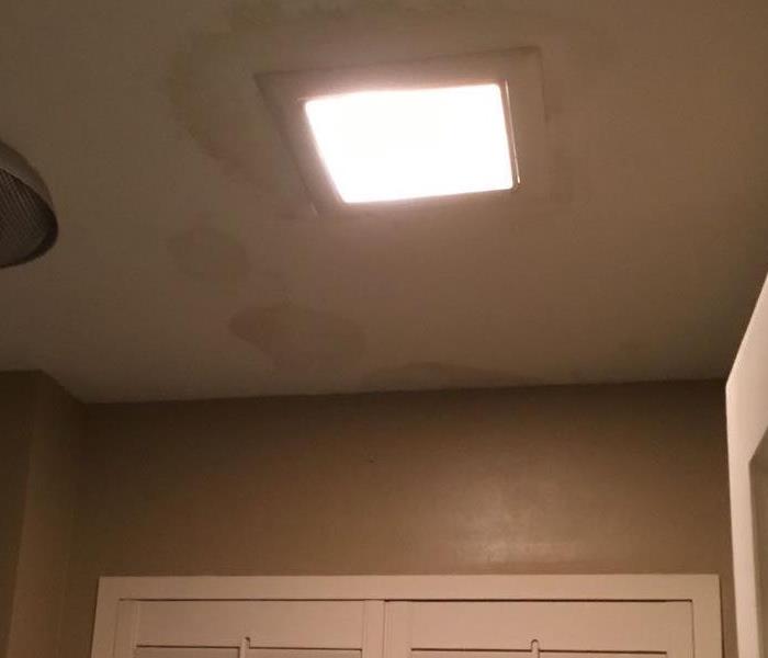 ceiling with water mark on it