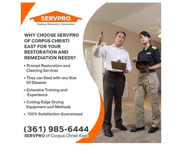 SERVPRO expert with client